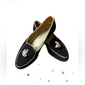 Bottega Veneta Women’s linen canvas Loafers size US 9/9.5